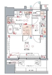 クレヴィスタ蒲田Ⅱの物件間取画像